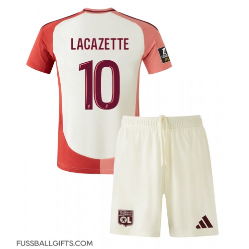 Olympique Lyonnais Alexandre Lacazette #10 Fußballbekleidung 3rd trikot Kinder 2024-25 Kurzarm (+ kurze hosen)